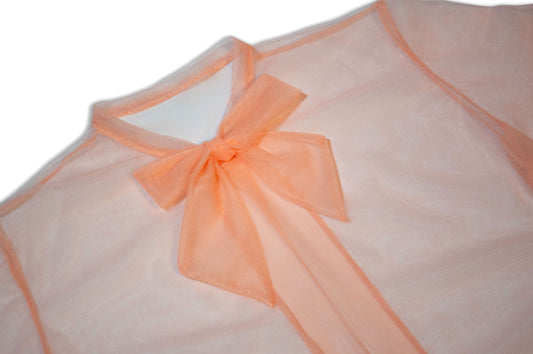 Glass Bow-tie Blouse Rose